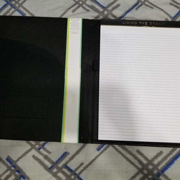 New Black Markings Padfolio with pad - Picture 4 of 9